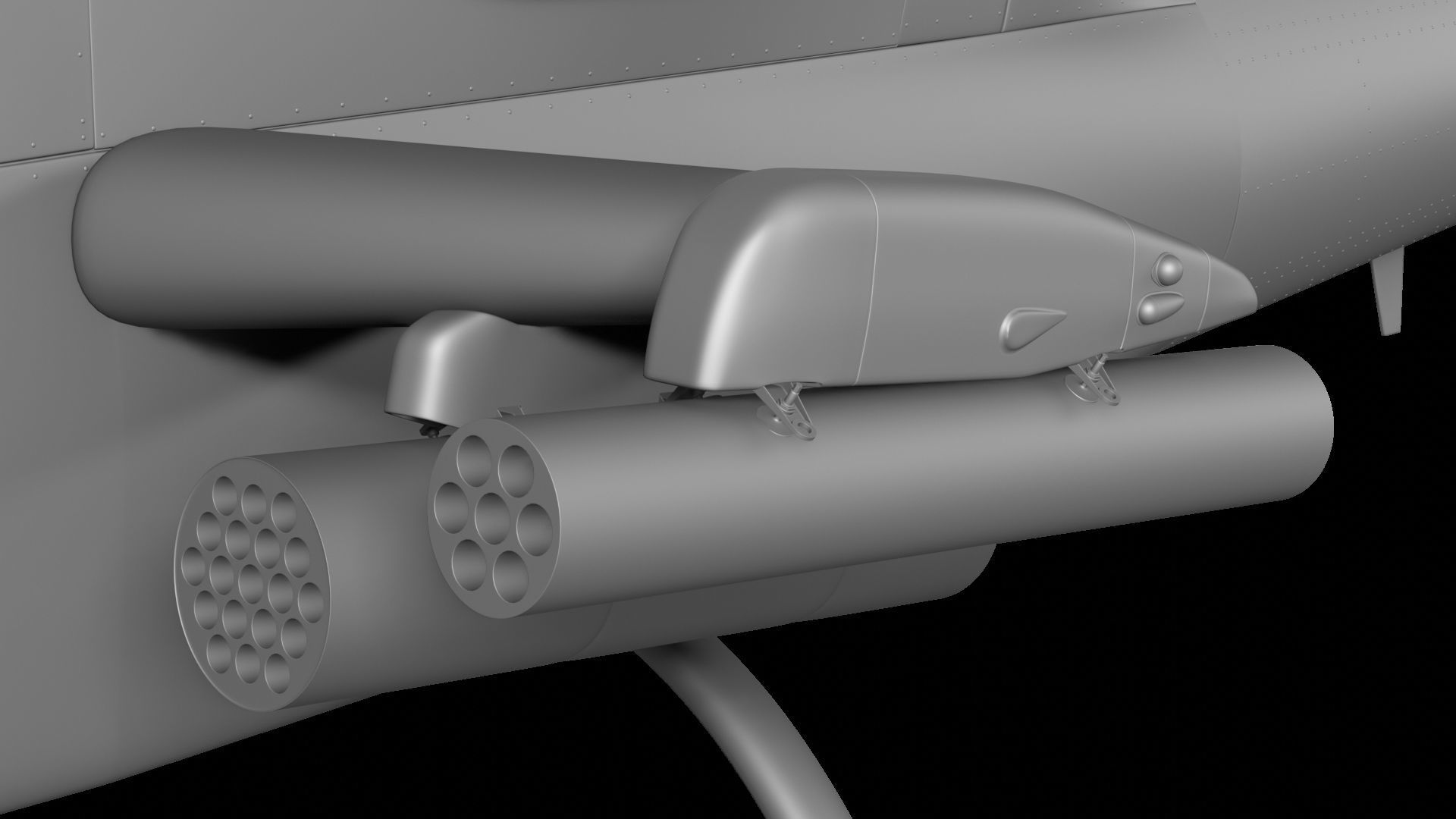 AH-1 - Cobra Attack Helicopter 3D model_15