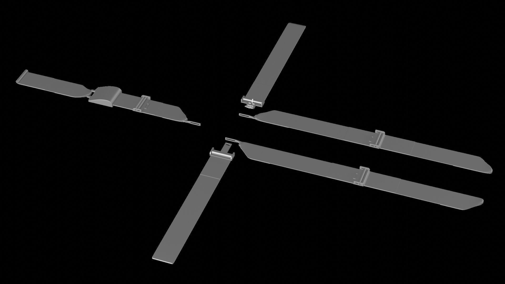 AH-1 - Cobra Attack Helicopter 3D model_19