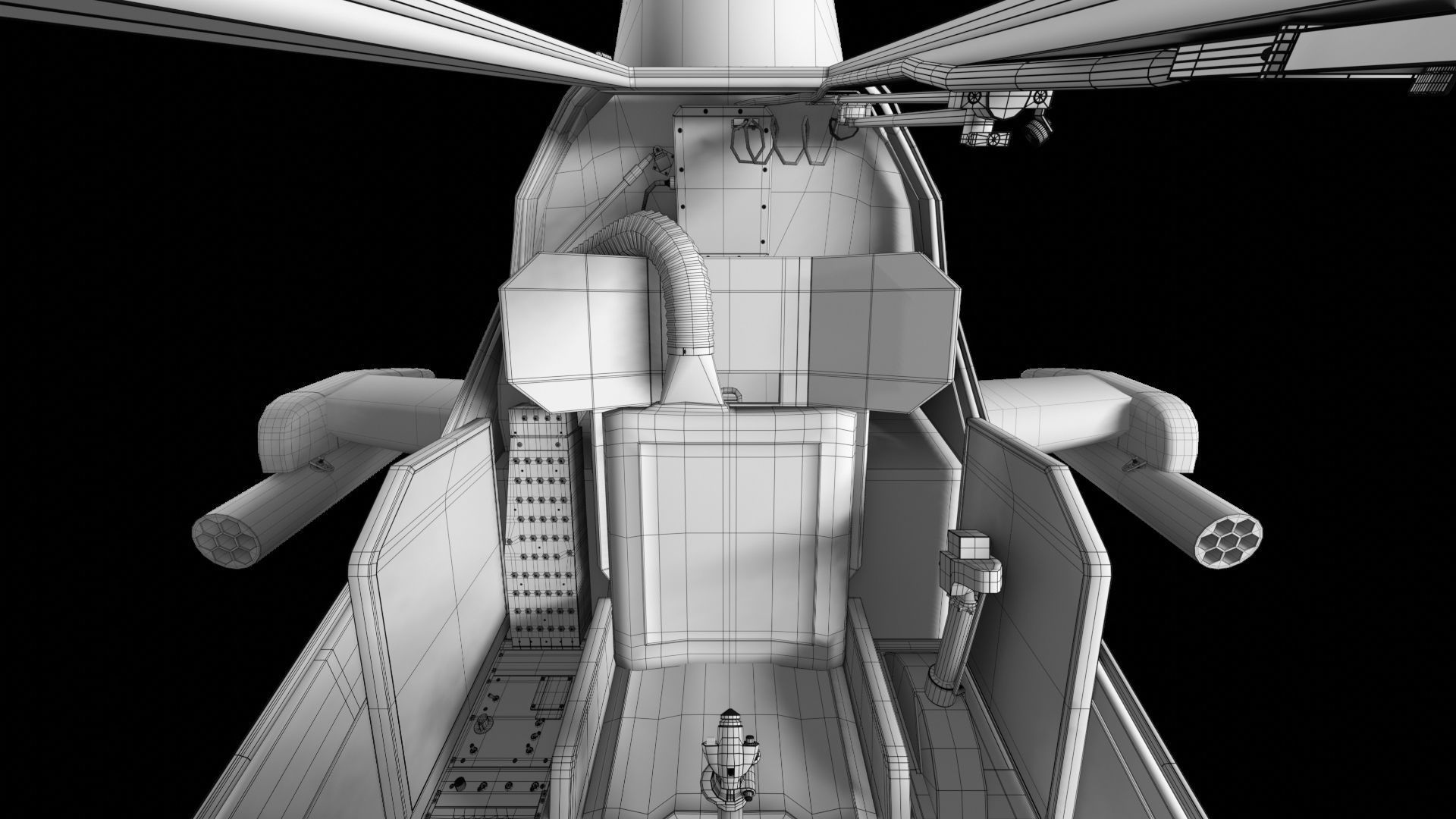 AH-1 - Cobra Attack Helicopter 3D model_49