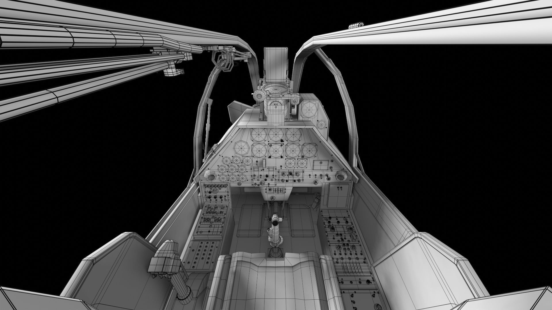 AH-1 - Cobra Attack Helicopter 3D model_48