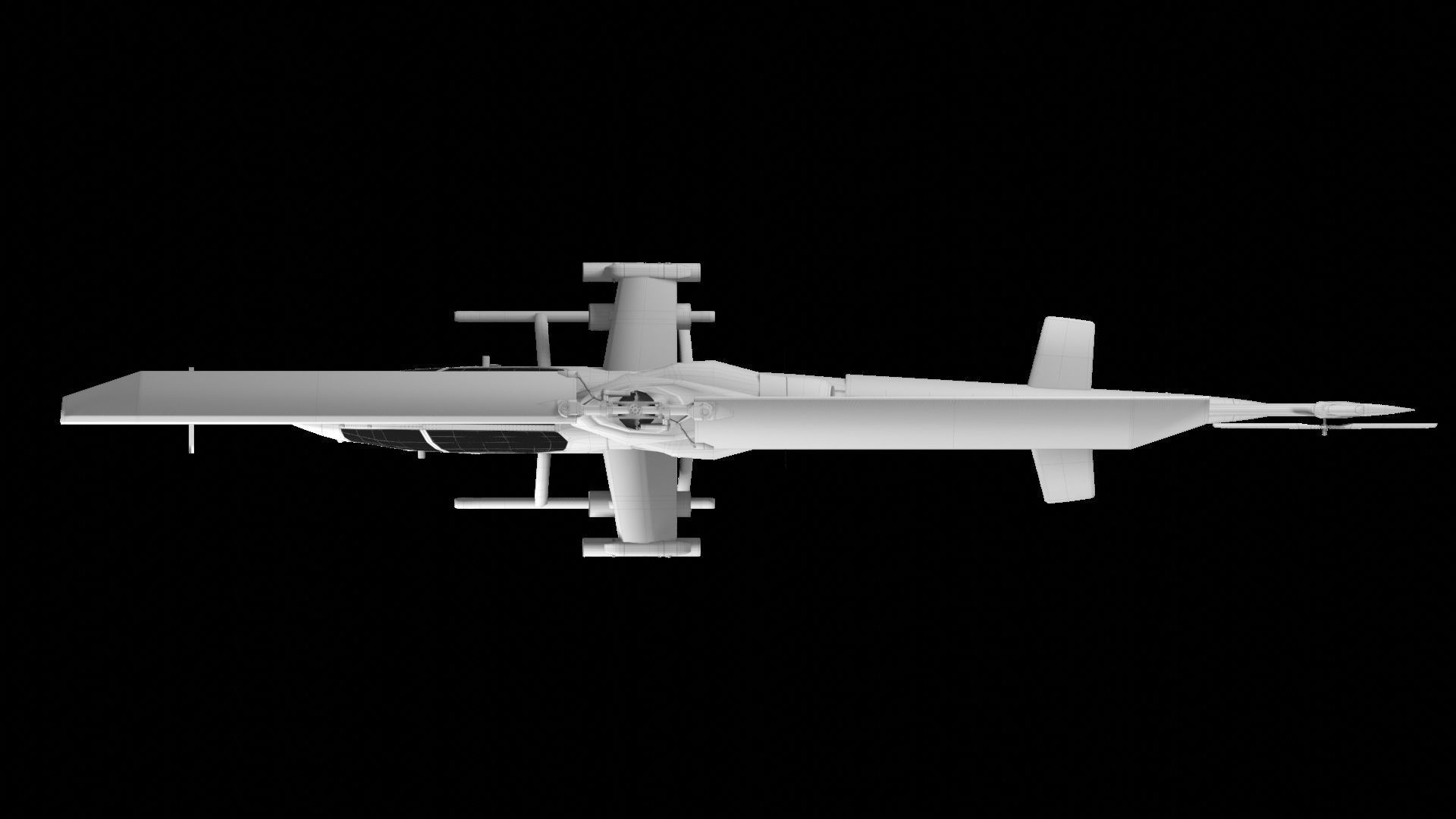 AH-1 - Cobra Attack Helicopter 3D model_45