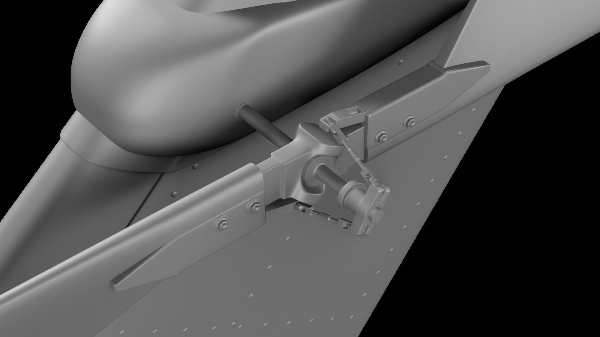 AH-1 - Cobra Attack Helicopter 3D model_14