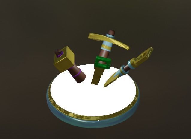 Tool box LowPoly Low-poly 3D model_2