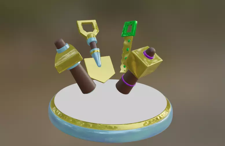 Tool box LowPoly Low-poly 3D model_0