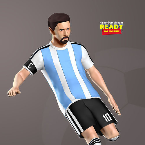 Lionel Messi 3D print model
