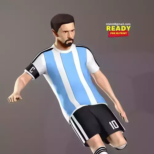 Lionel Messi 3D print model
