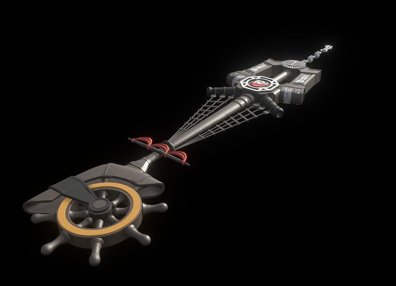 Kingdom Hearts 3 Keyblade Pirates 3D print model_3