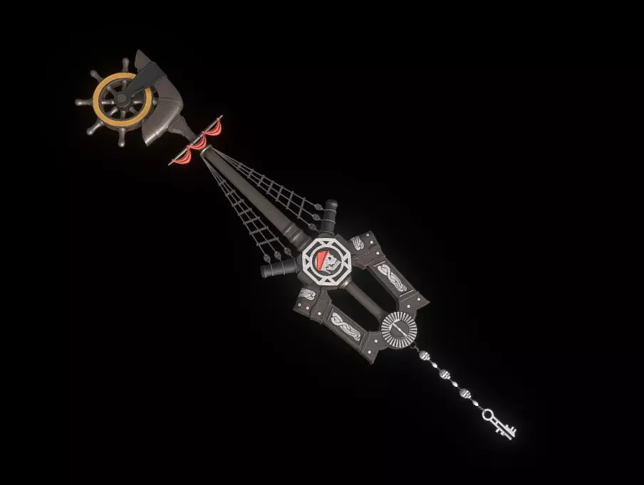 Kingdom Hearts 3 Keyblade Pirates 3D print model_0