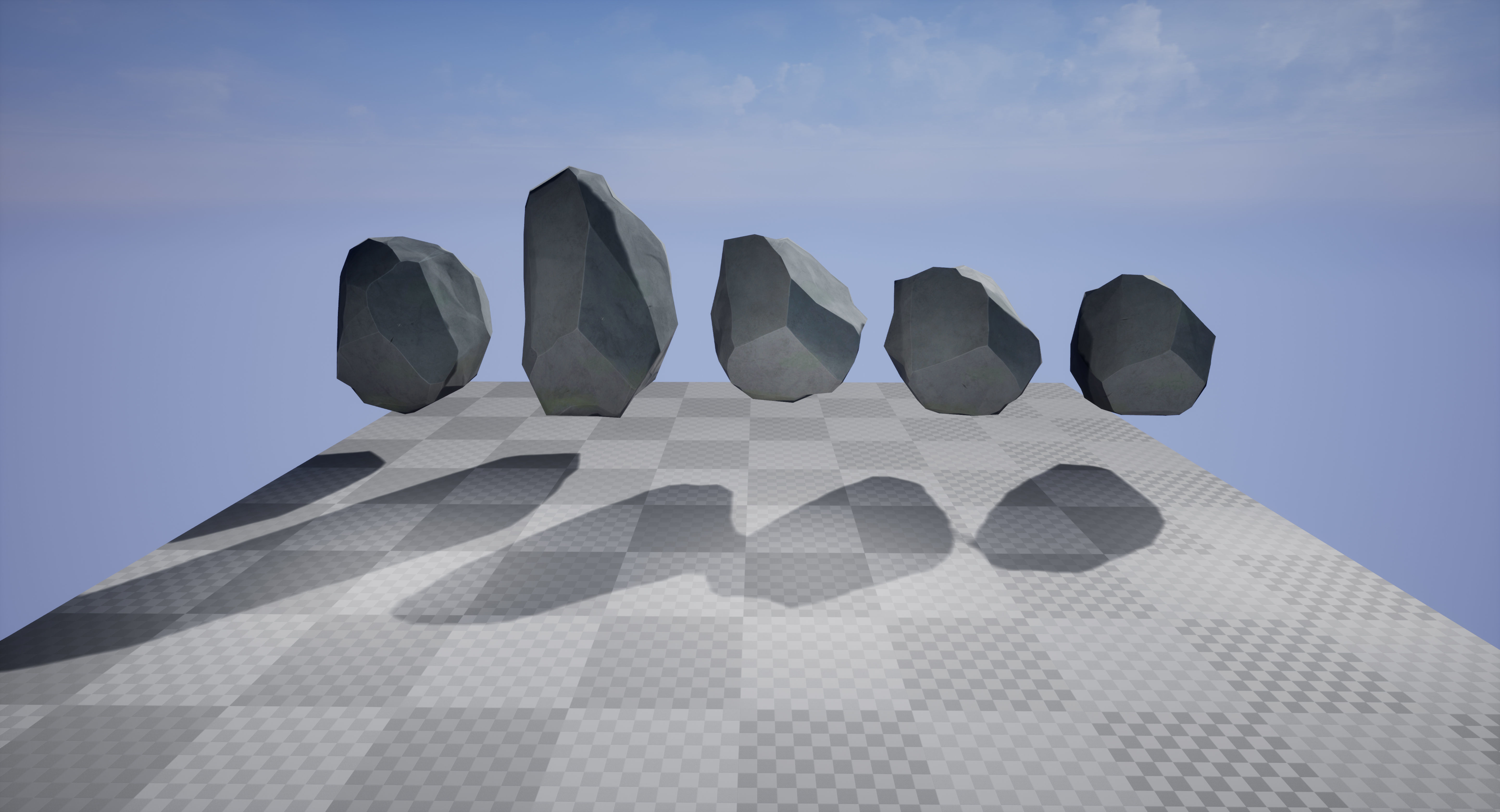 Stylized Rock Pack JFG V1 Low-poly 3D model_18