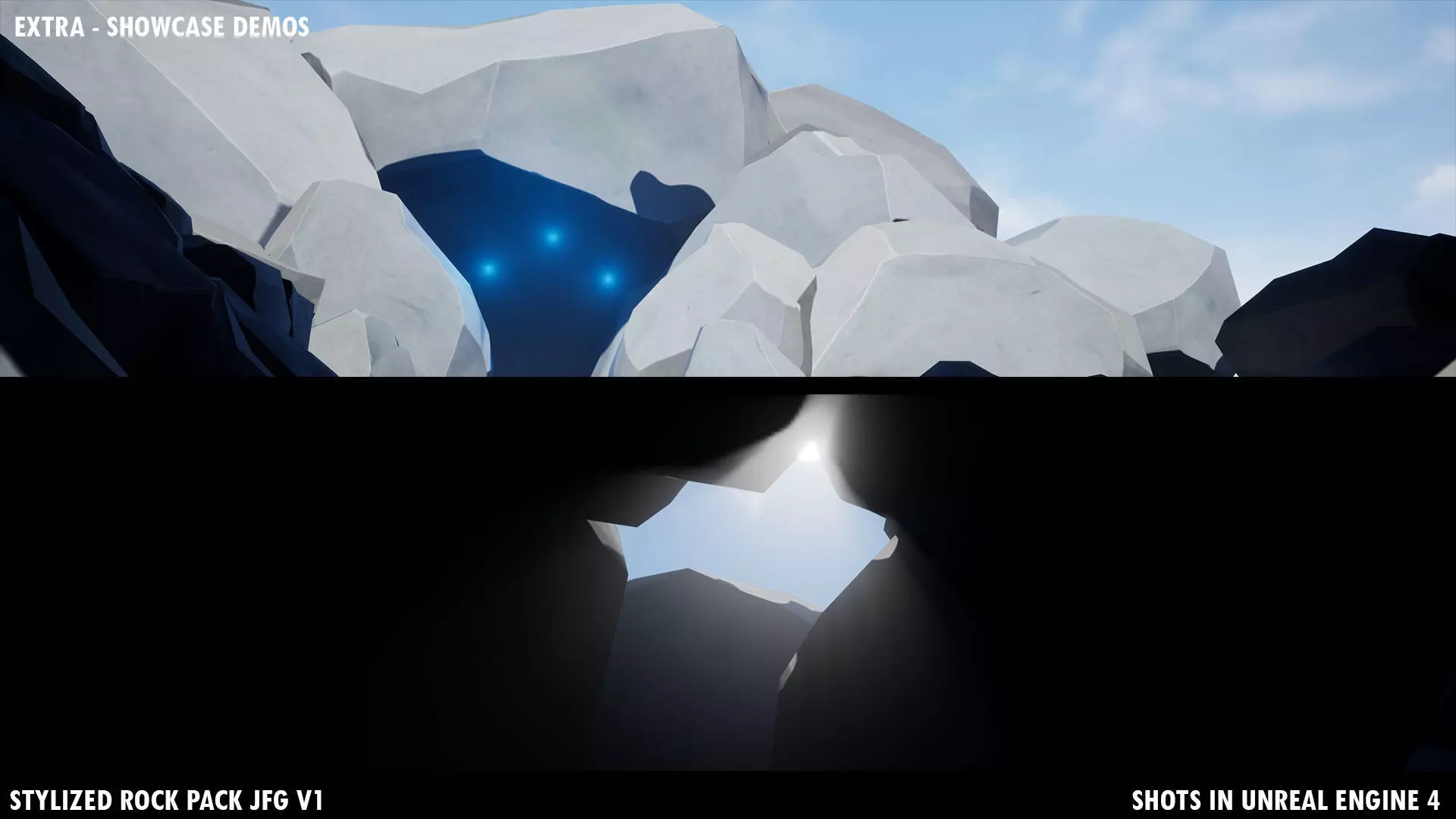 Stylized Rock Pack JFG V1 Low-poly 3D model_31