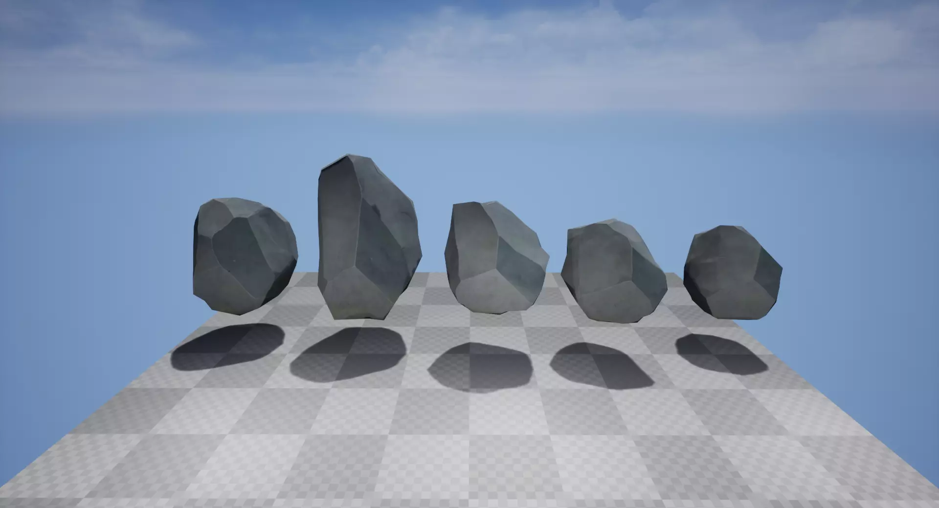 Stylized Rock Pack JFG V1 Low-poly 3D model_10