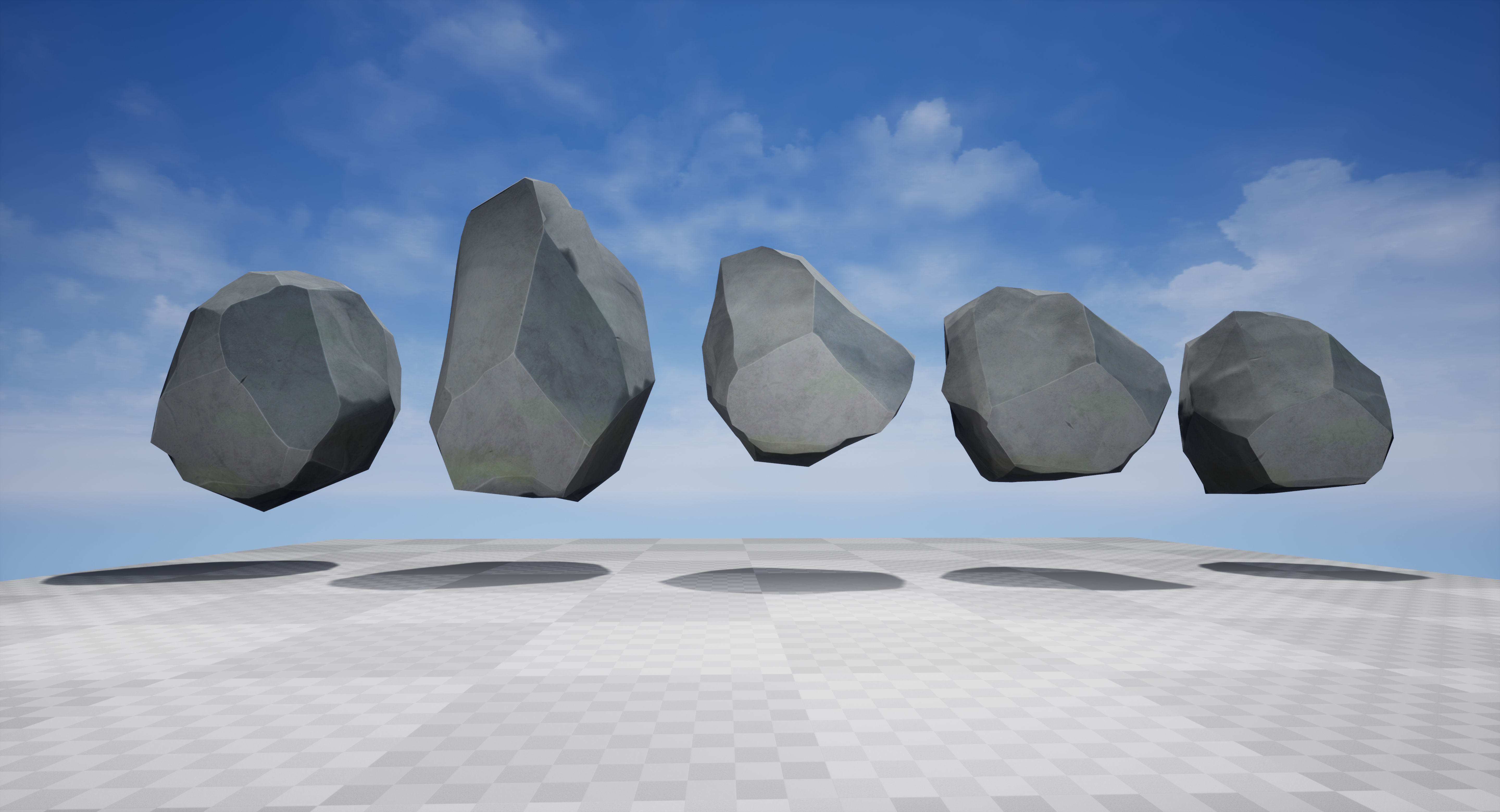 Stylized Rock Pack JFG V1 Low-poly 3D model_14