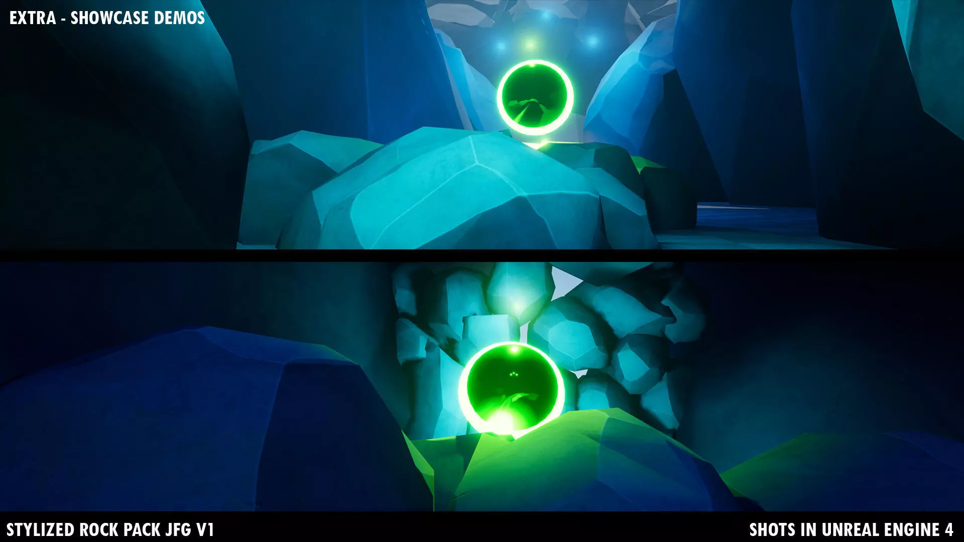 Stylized Rock Pack JFG V1 Low-poly 3D model_45