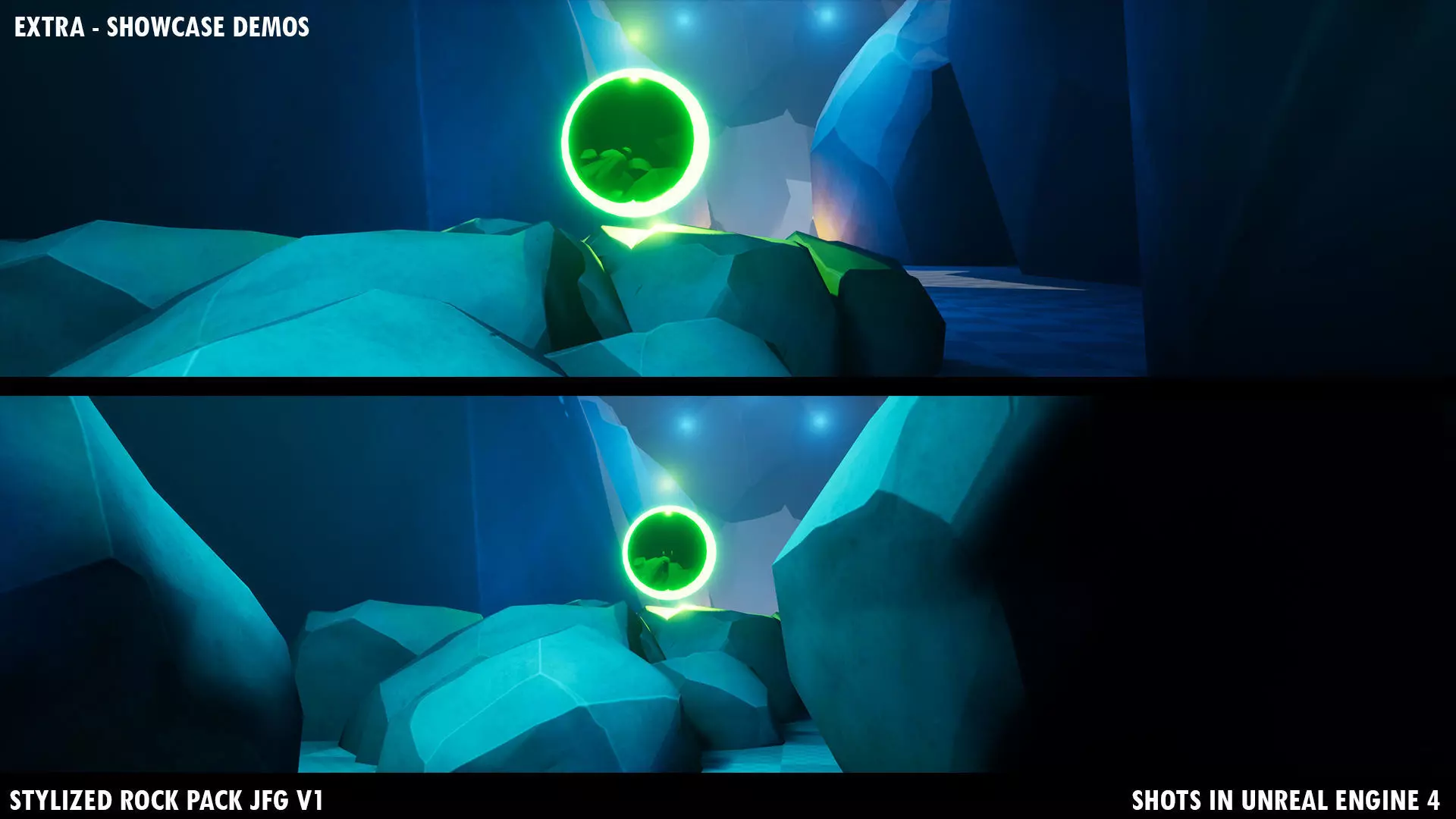 Stylized Rock Pack JFG V1 Low-poly 3D model_40