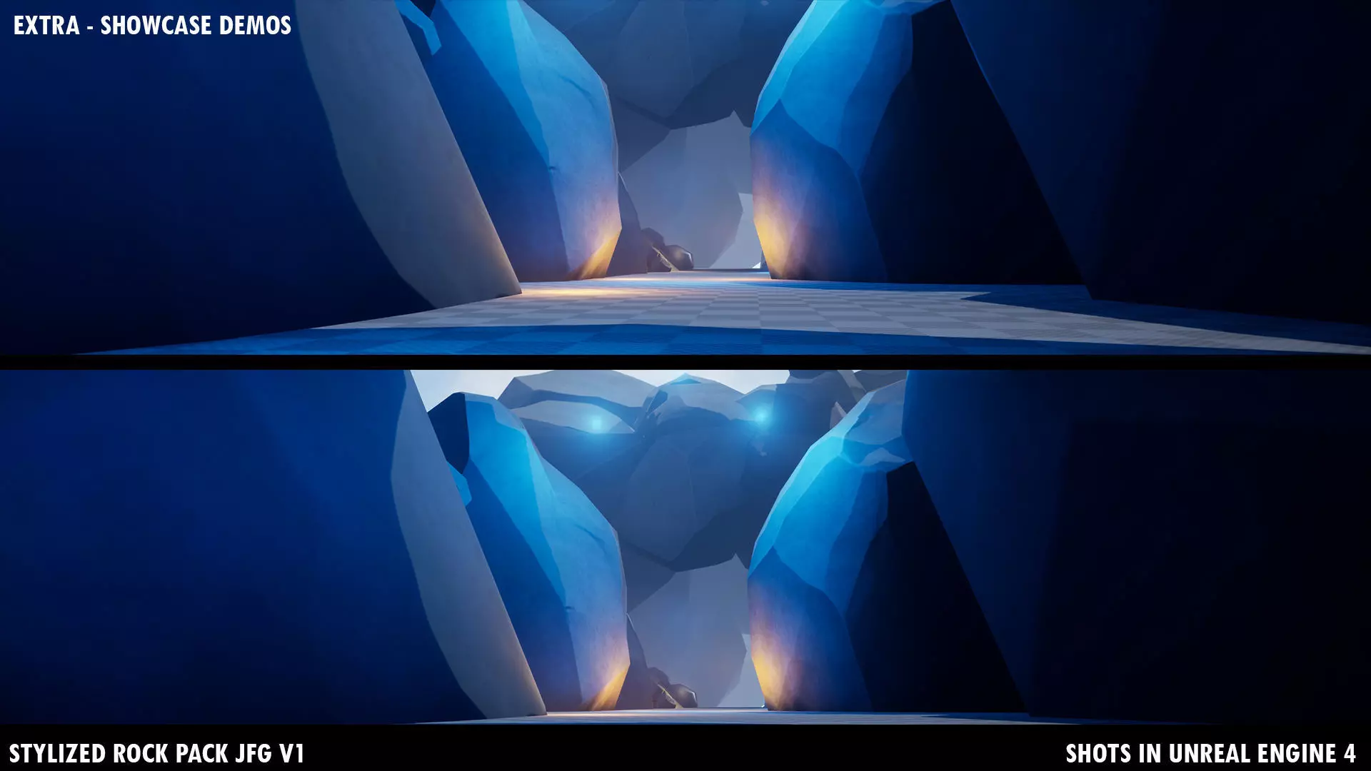 Stylized Rock Pack JFG V1 Low-poly 3D model_19