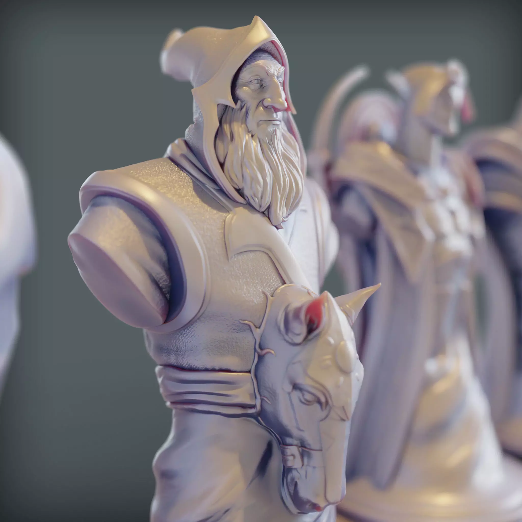 Knight Keeper of the Light Dota 2 Chess Piece 3D print model