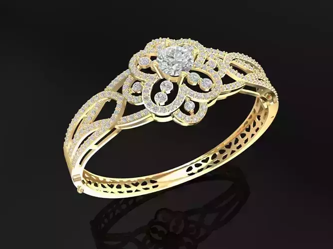 Vintage Floral Diamond Ring for Women 1633