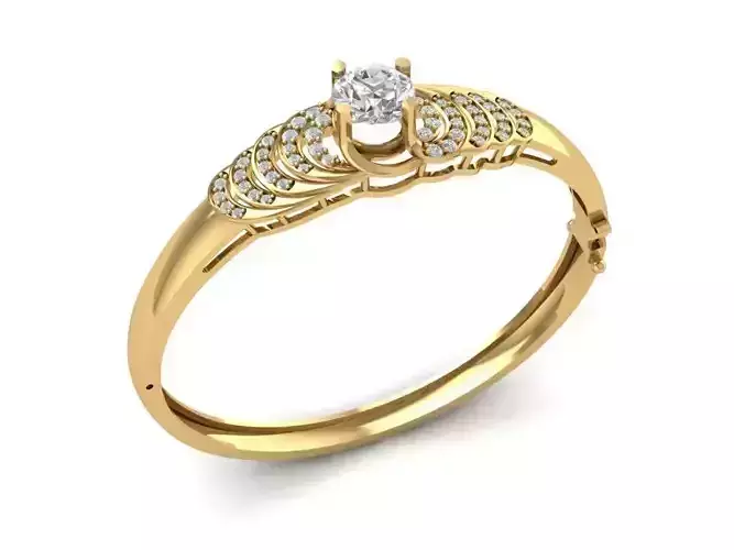 Classic Minimal Ruby Accent Ring for Women  1634