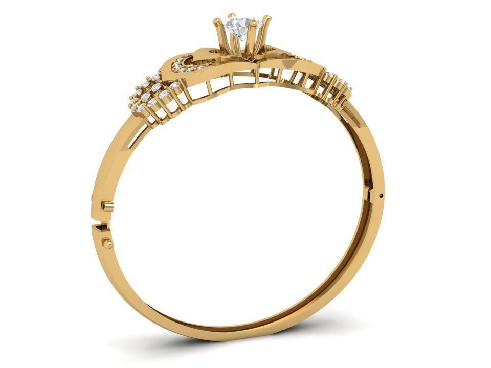 diamond bangle 1635 3D print model_2
