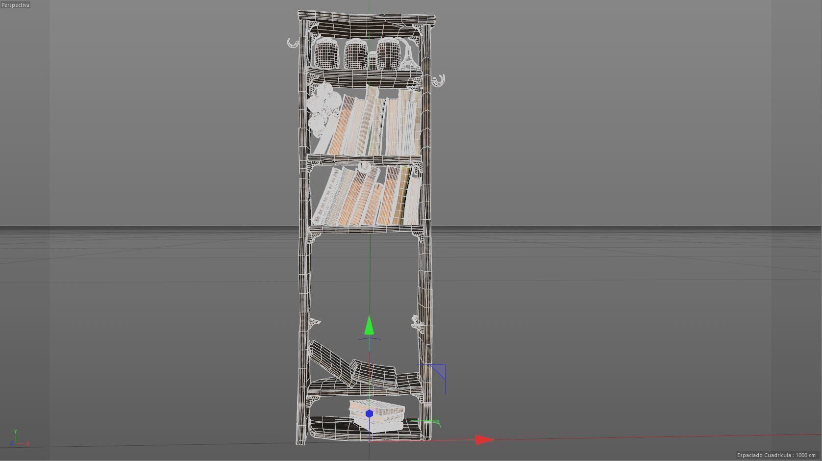 Medieval magic showcase 3D model_6