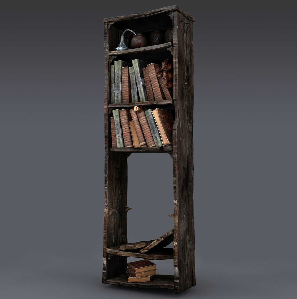 Medieval magic showcase 3D model_1
