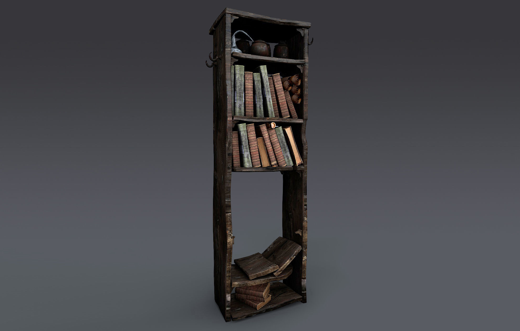 Medieval magic showcase 3D model_4