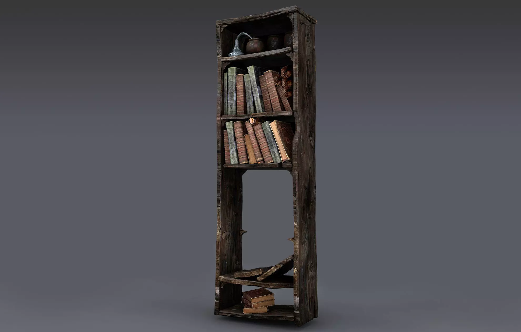 Medieval magic showcase 3D model_0