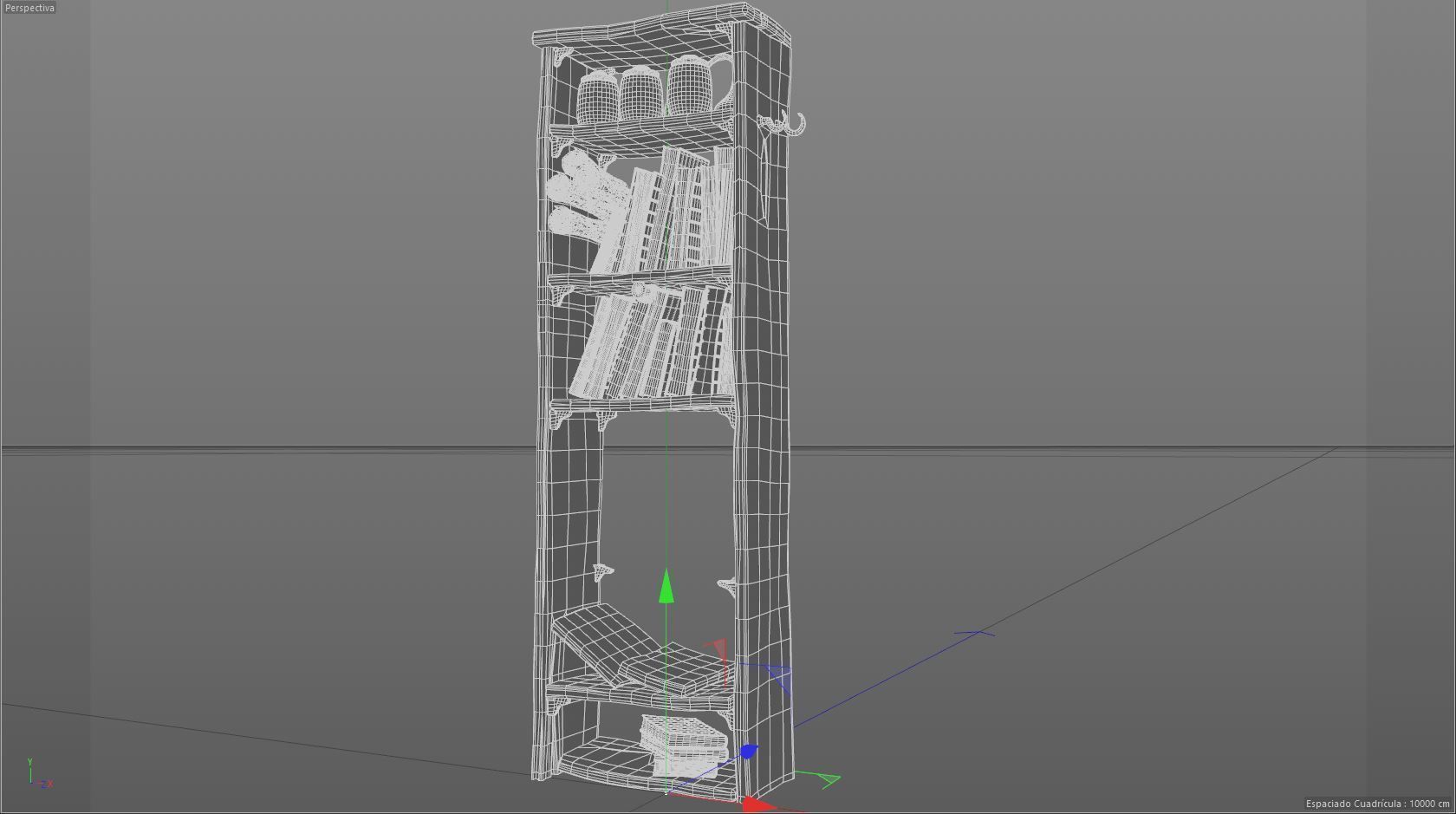 Medieval magic showcase 3D model_7
