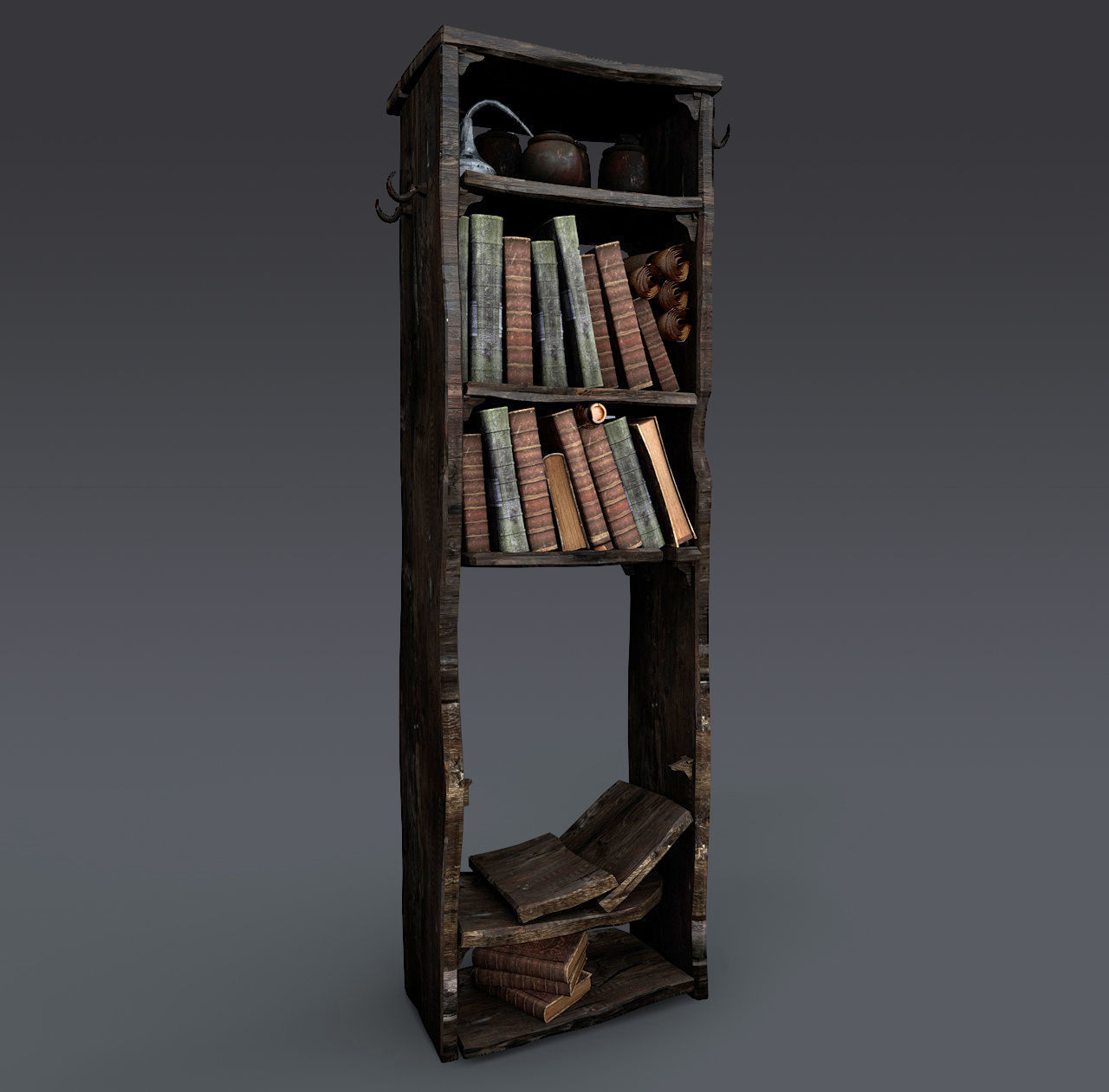 Medieval magic showcase 3D model_5