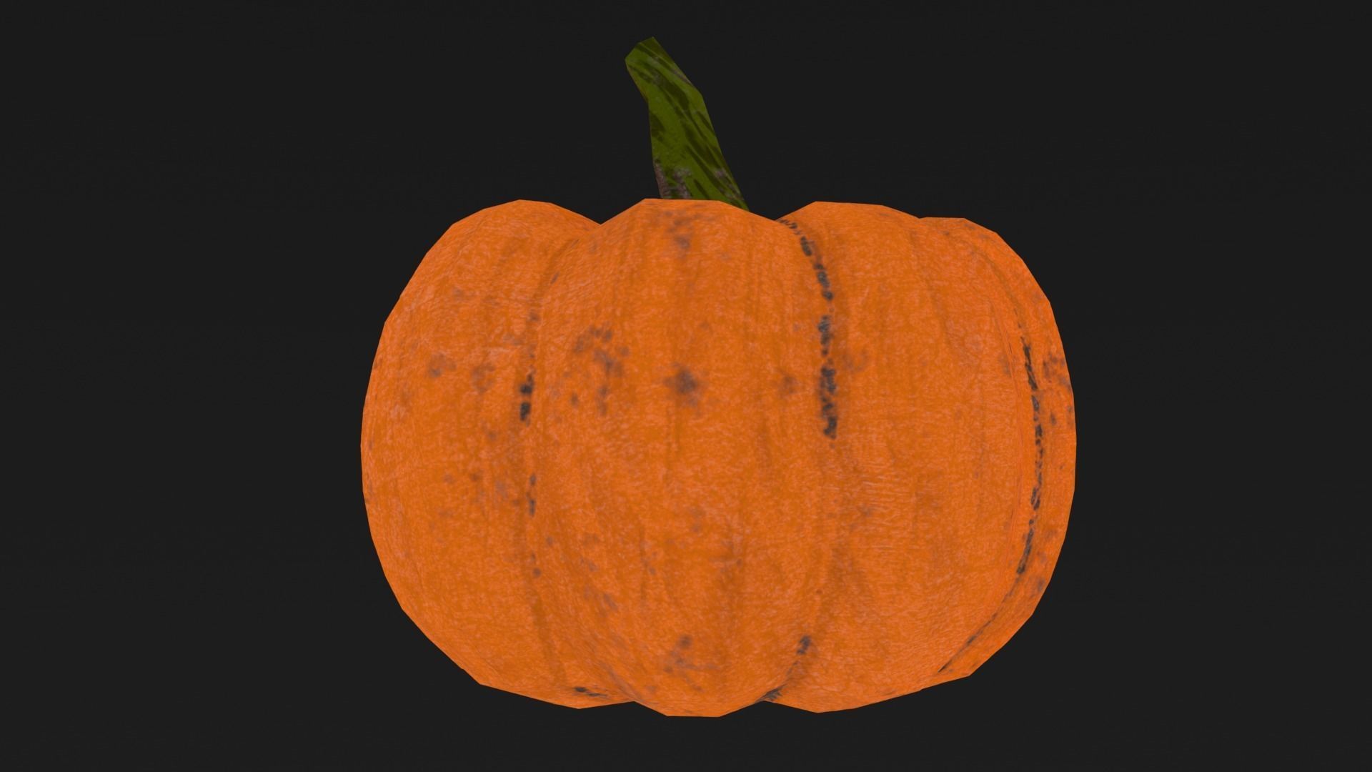Halloween Pumpkin Low-poly 3D model Low-poly 3D model_21