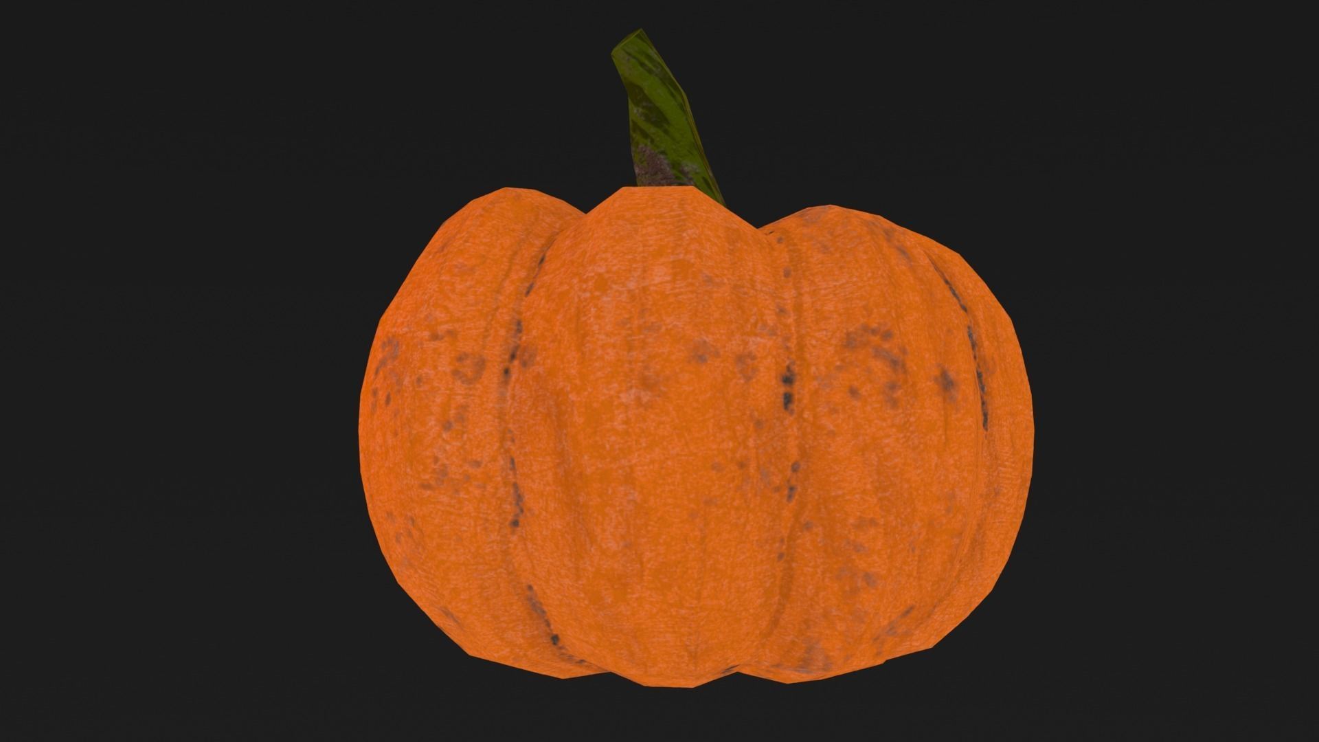 Halloween Pumpkin Low-poly 3D model Low-poly 3D model_22