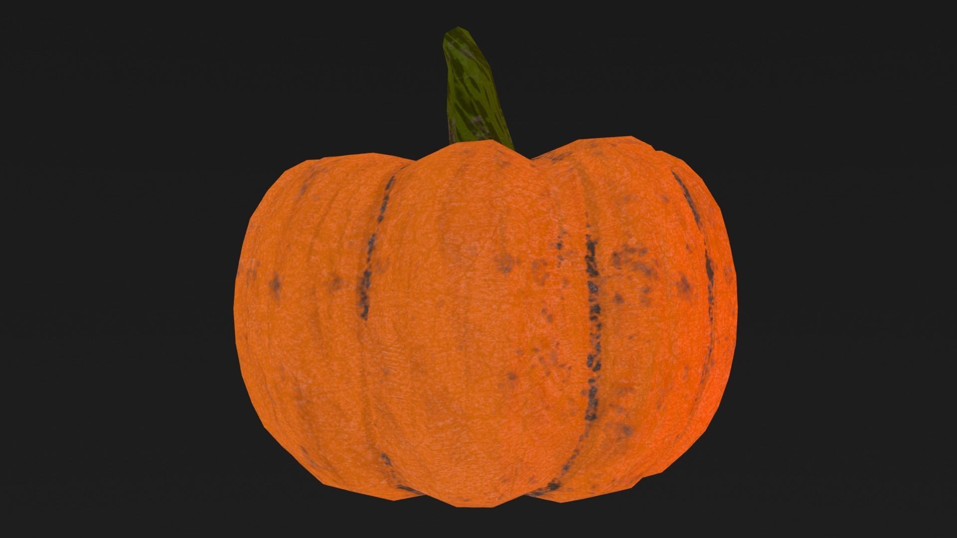 Halloween Pumpkin Low-poly 3D model Low-poly 3D model_28