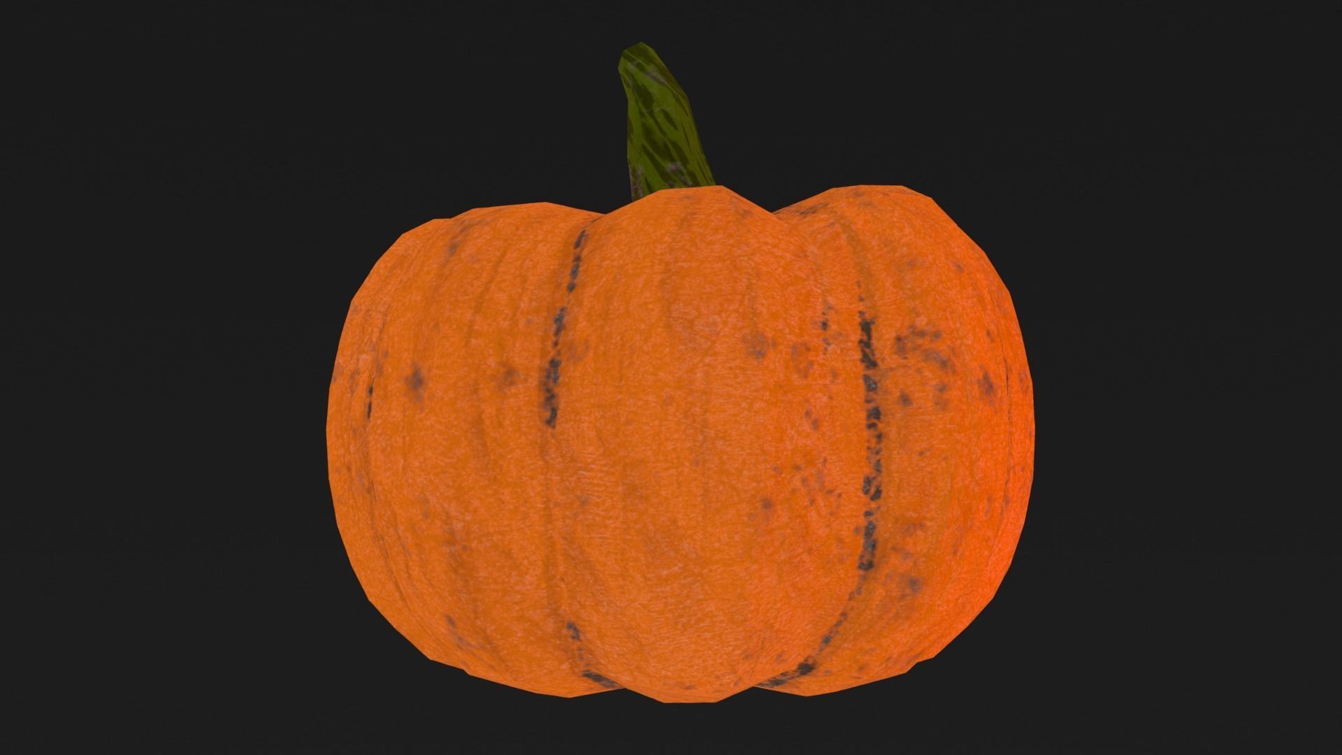 Halloween Pumpkin Low-poly 3D model Low-poly 3D model_20