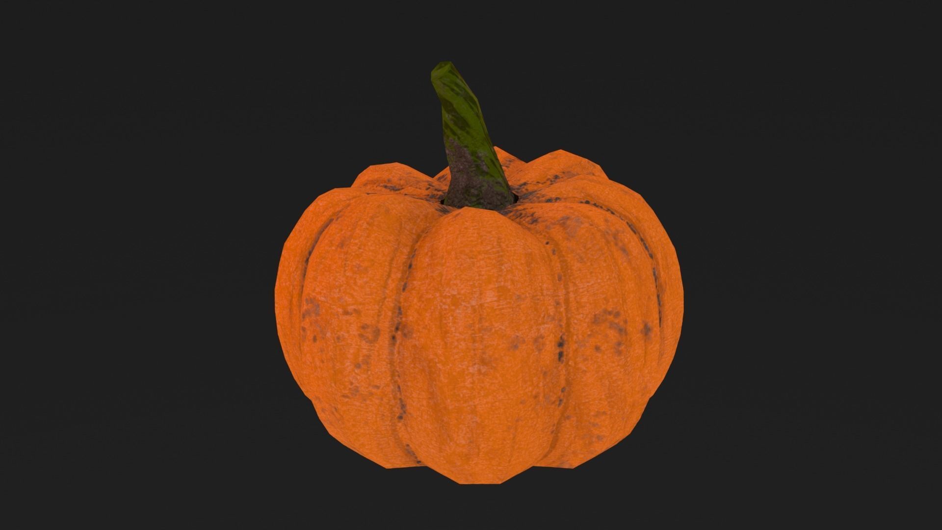 Halloween Pumpkin Low-poly 3D model Low-poly 3D model_11
