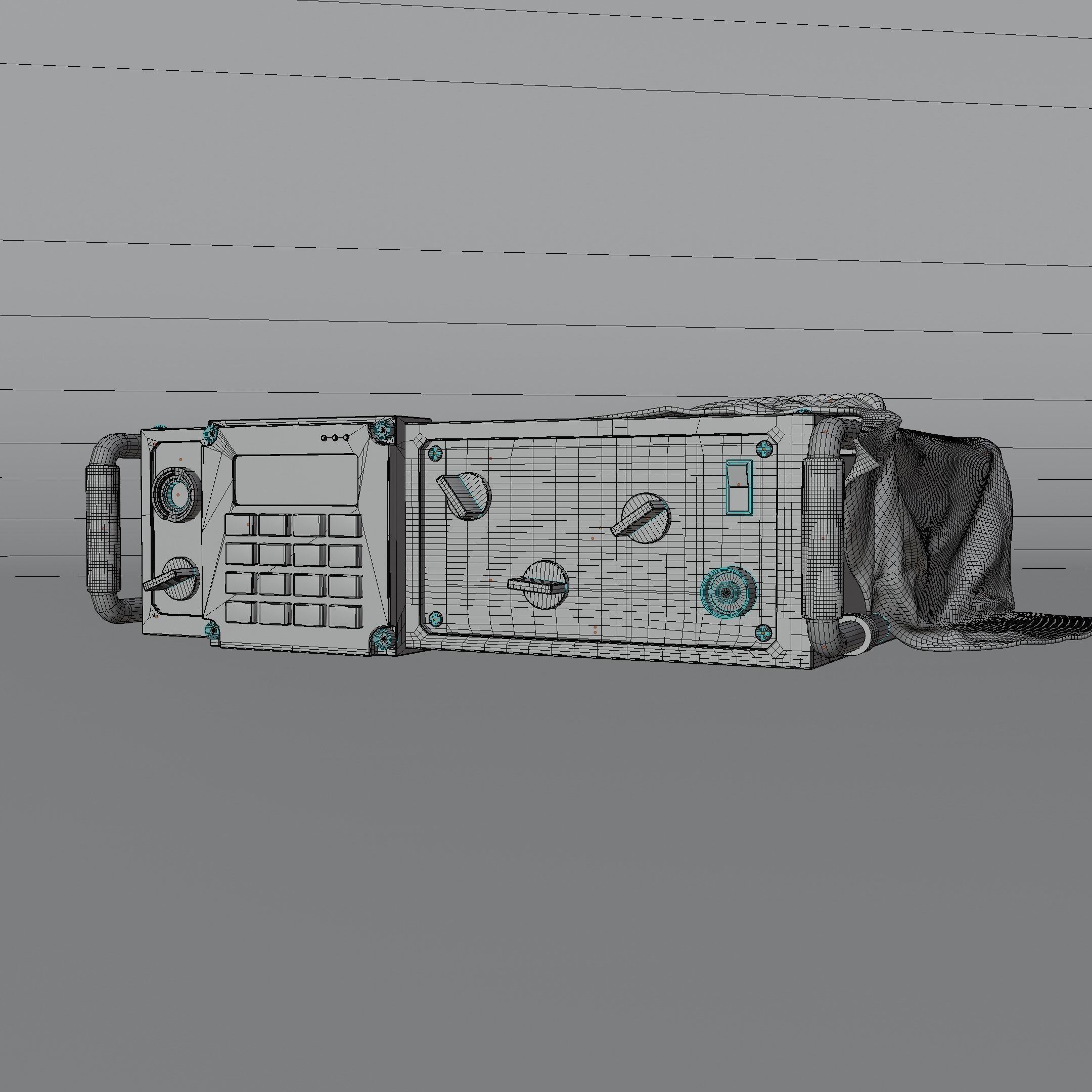 Military Radio 3D model_3