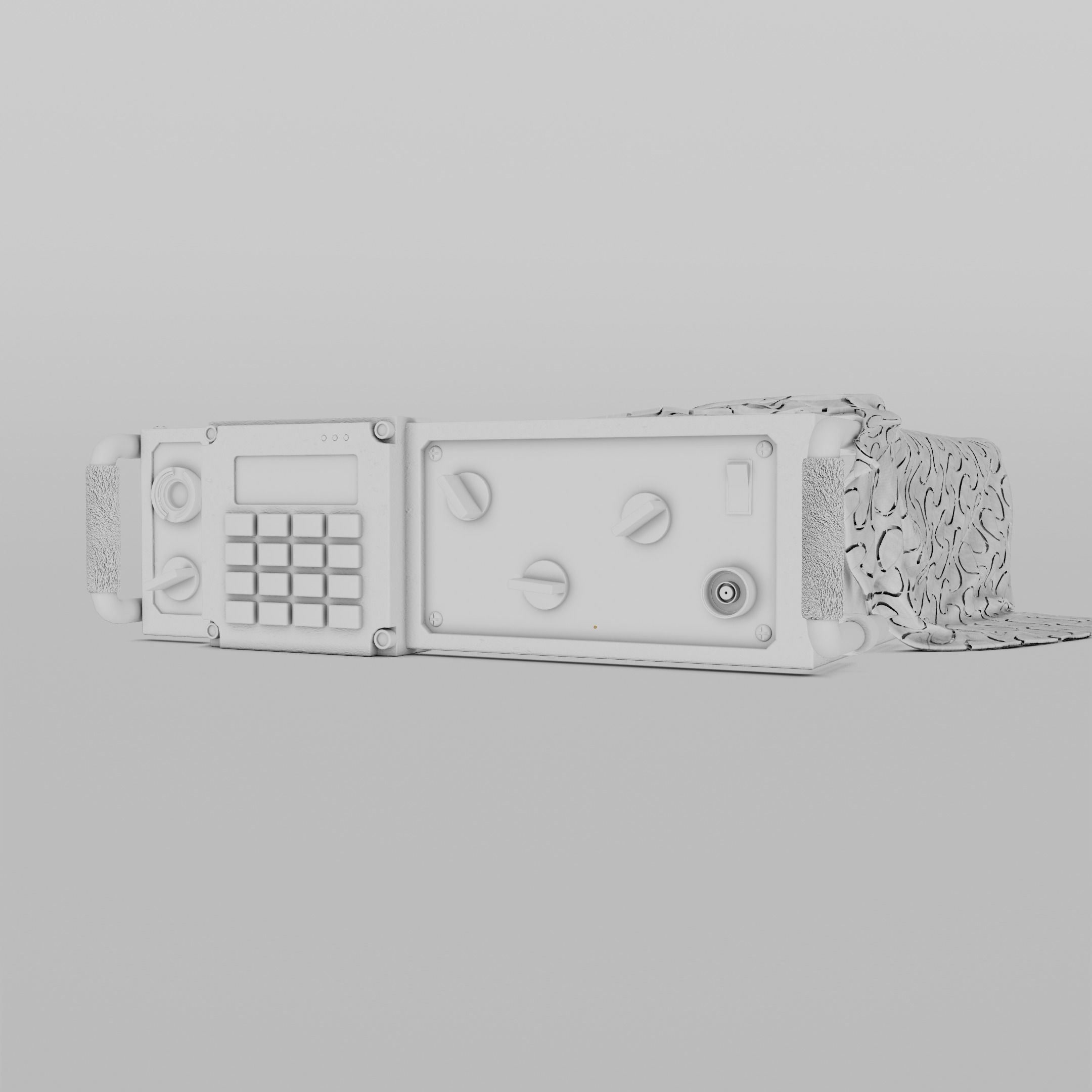 Military Radio 3D model_5