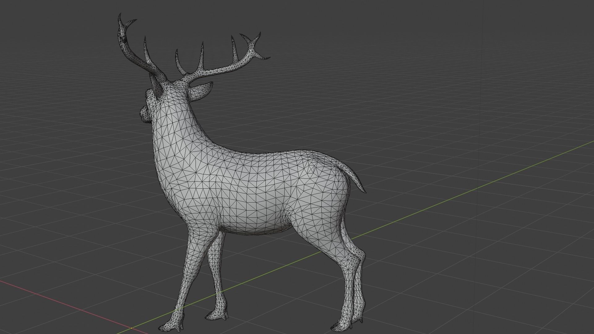 Reindeer or deer 3d model 3D model_6