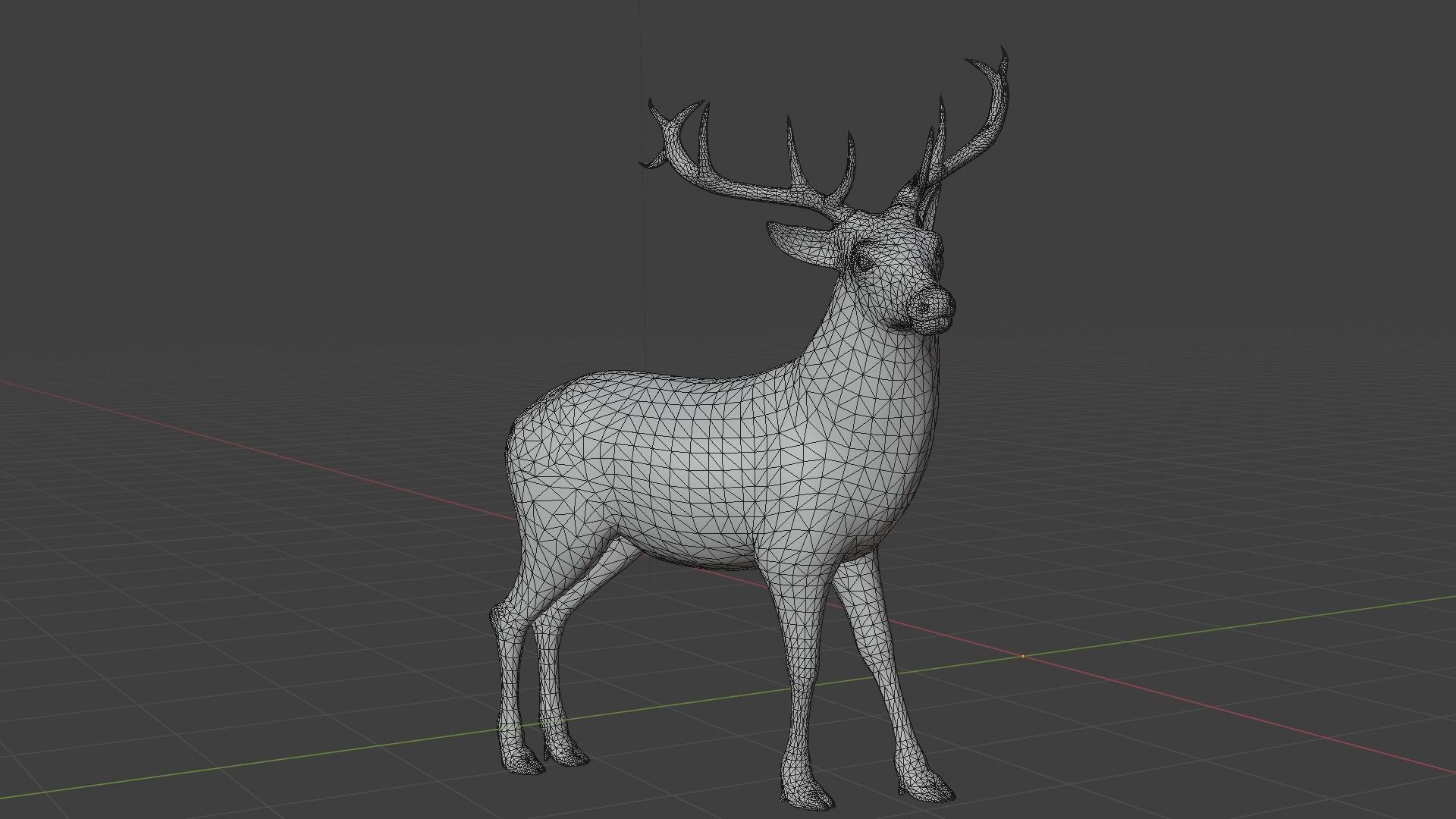 Reindeer or deer 3d model 3D model_5