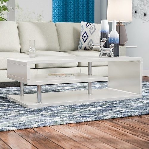 Luther Floor Shelf Coffee Table  3D model