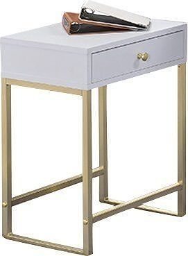 Dayne Sled End Table Storage 3D model