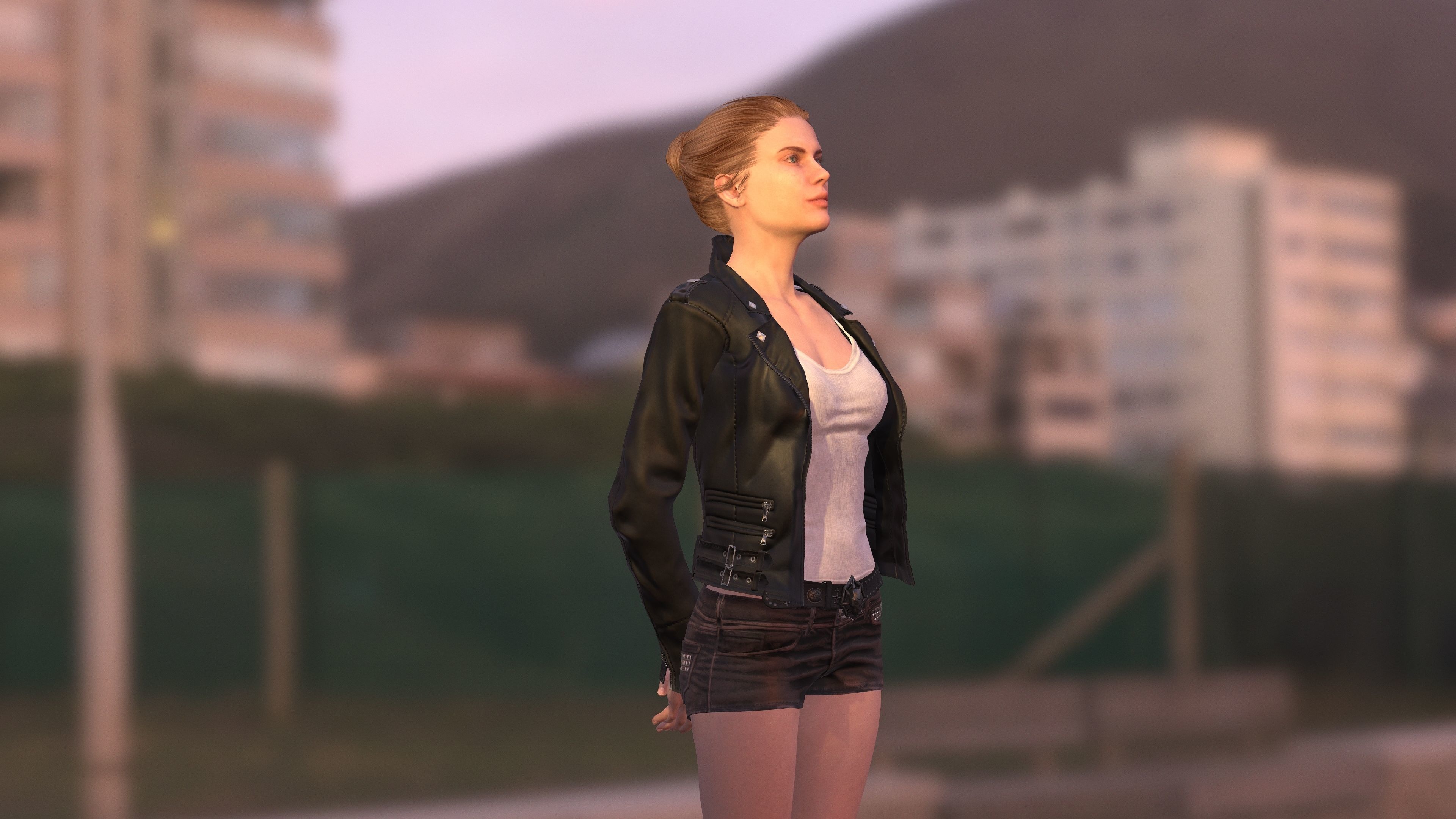 Best female 3d Model for Product Modeling Low-poly 3D model_7