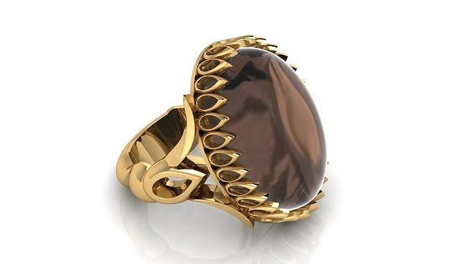 Tear ring design 3D print model
