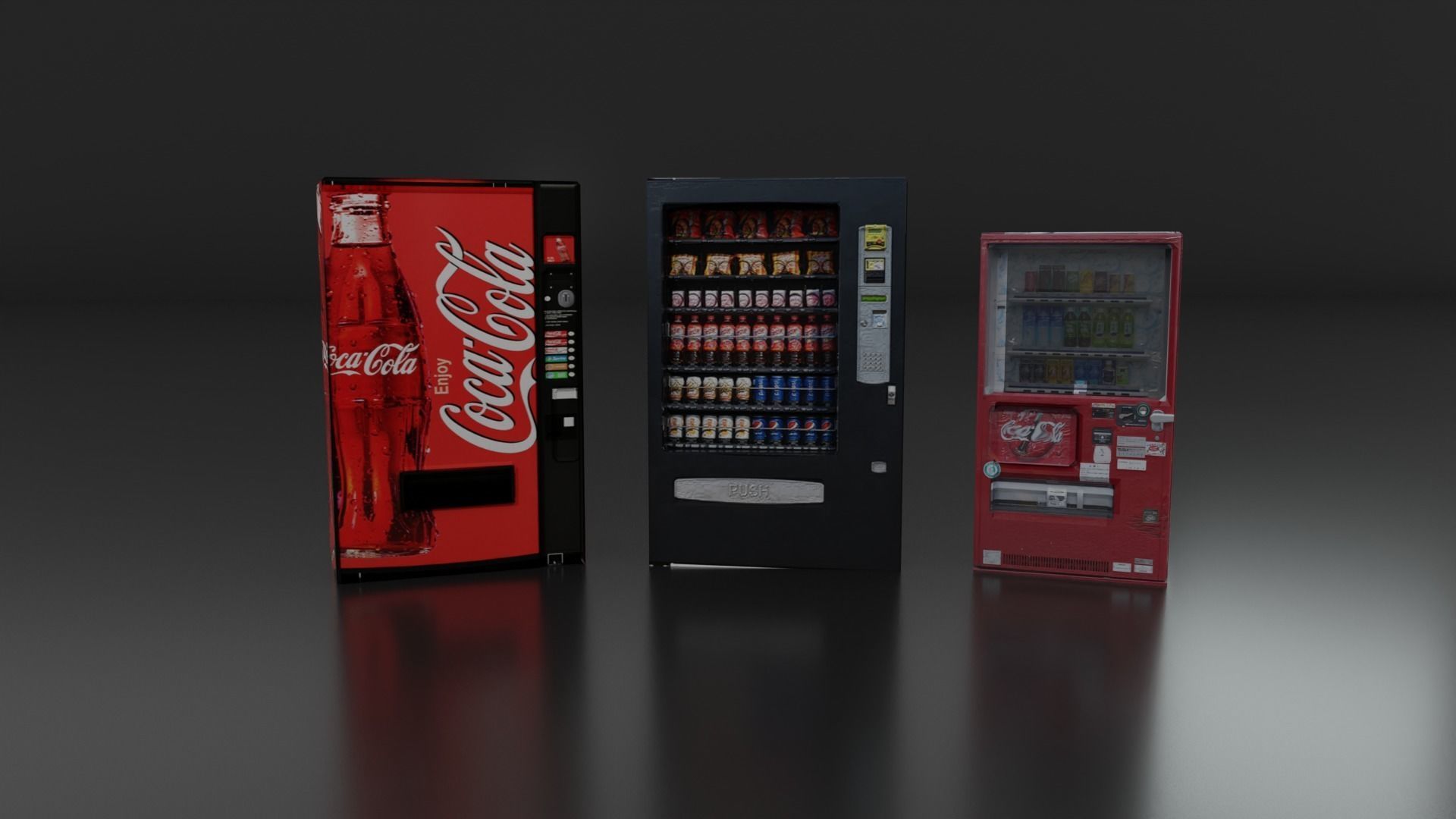 Grocery Store Asset Pack- Game Ready Low-poly 3D model_3