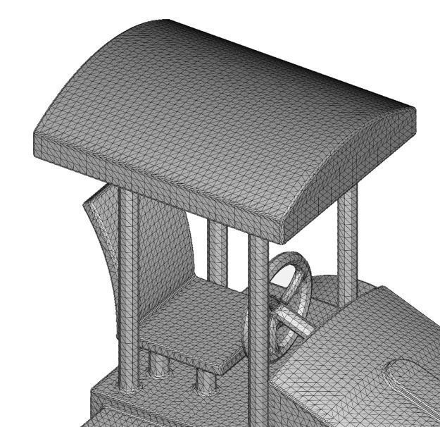 Classic Road Roller Machine 3D print model_4
