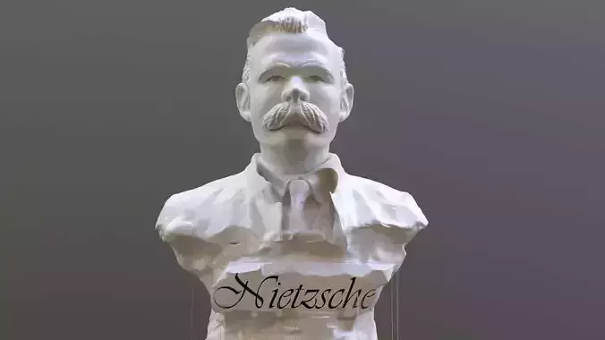 Friedrich Nietzsche Bust  Printable 3D print model