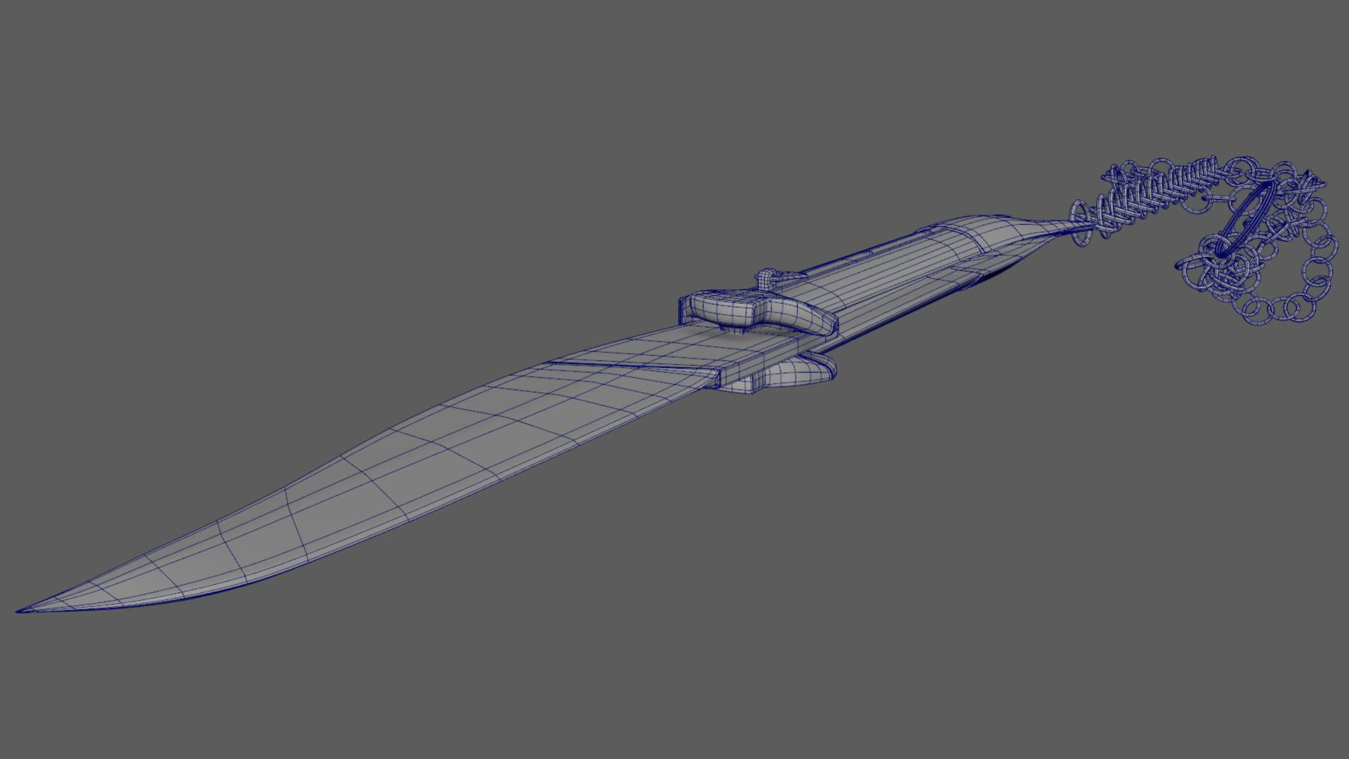 Rampuri Pocket Knife Low-poly 3D model_11