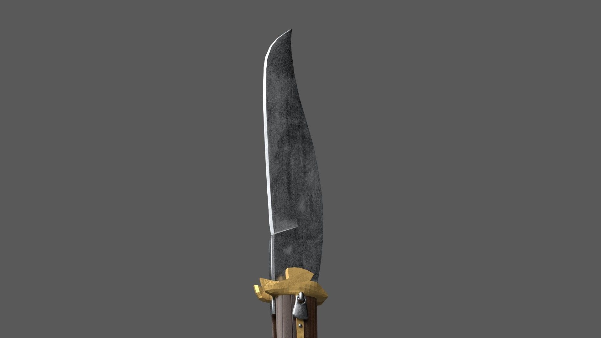 Rampuri Pocket Knife Low-poly 3D model_3