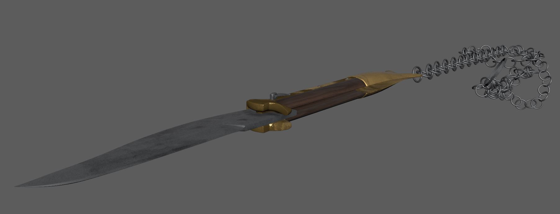 Rampuri Pocket Knife Low-poly 3D model_6