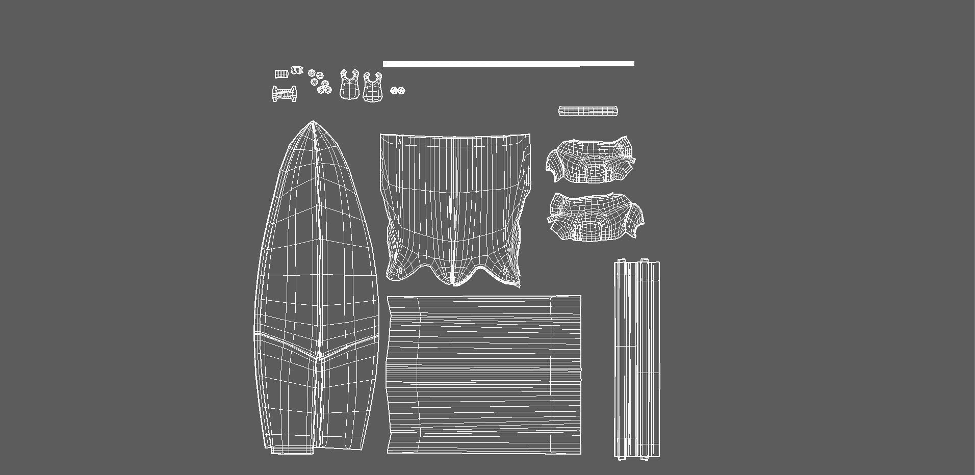 Rampuri Pocket Knife Low-poly 3D model_12