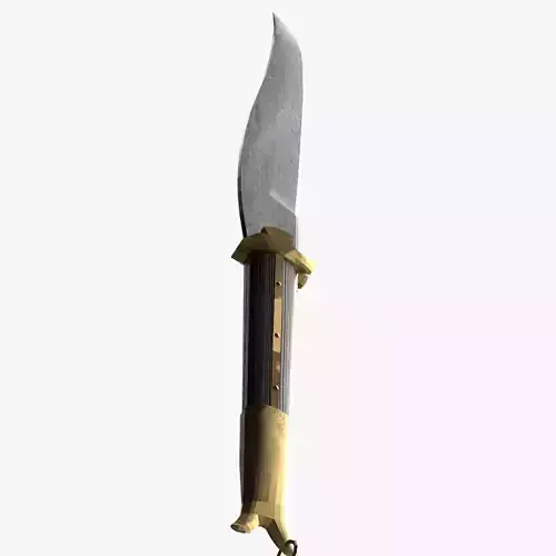 Rampuri Pocket Knife Low-poly 3D model